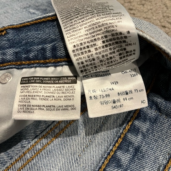 Levi's 501 Denim Shorts - Picture 3 of 3
